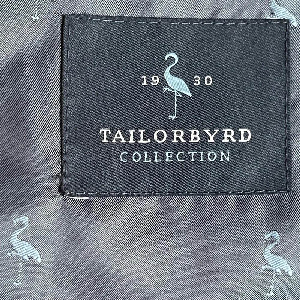 TailorByrd Mens Navy Quilted Barn Jacket Removable Dickey Elbow Patches XXL